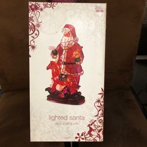 Lighted Santa - New in box
